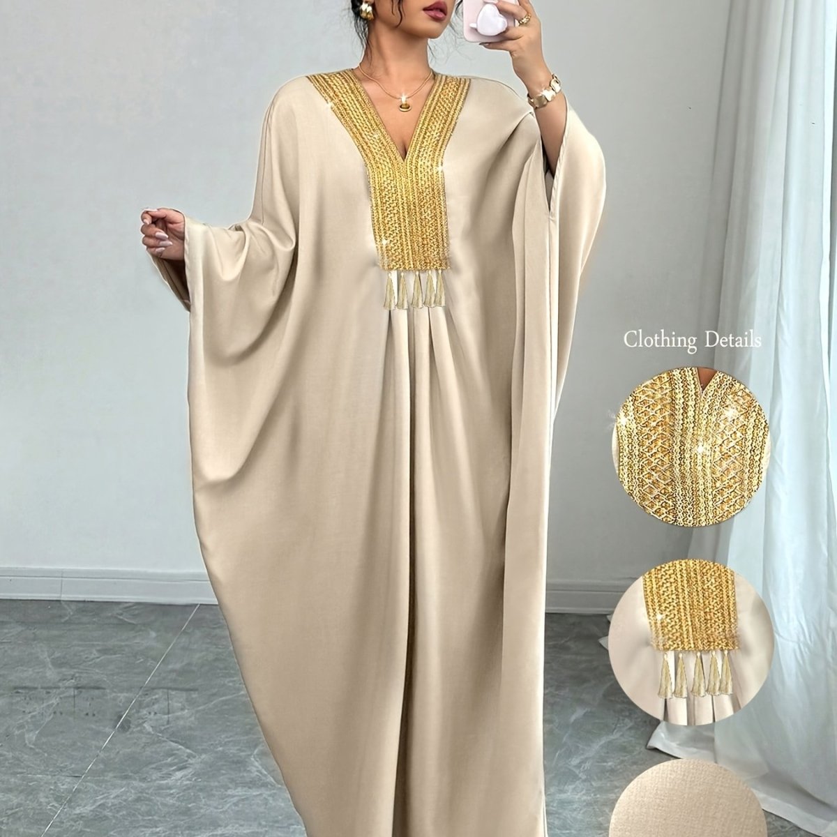 Caftan décontracté confort et élégance - LA BELLE LIGNEE