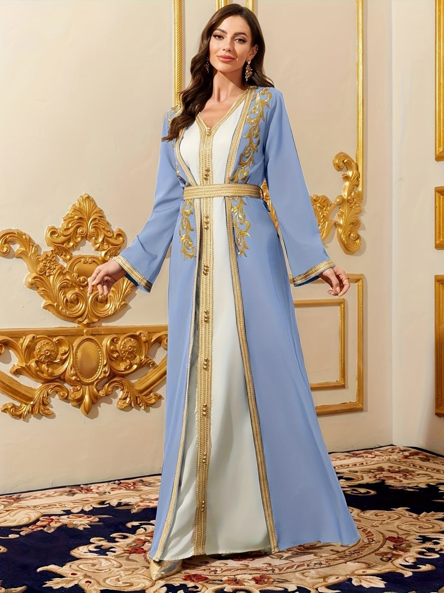Caftan style luxueux sophistiqué et raffiné-LA BELLE LIGNEE