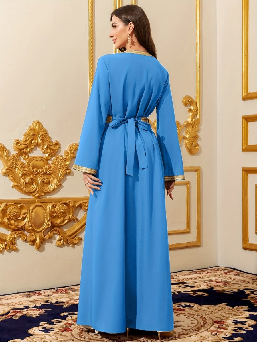 Caftan style luxueux sophistiqué et raffiné-LA BELLE LIGNEE