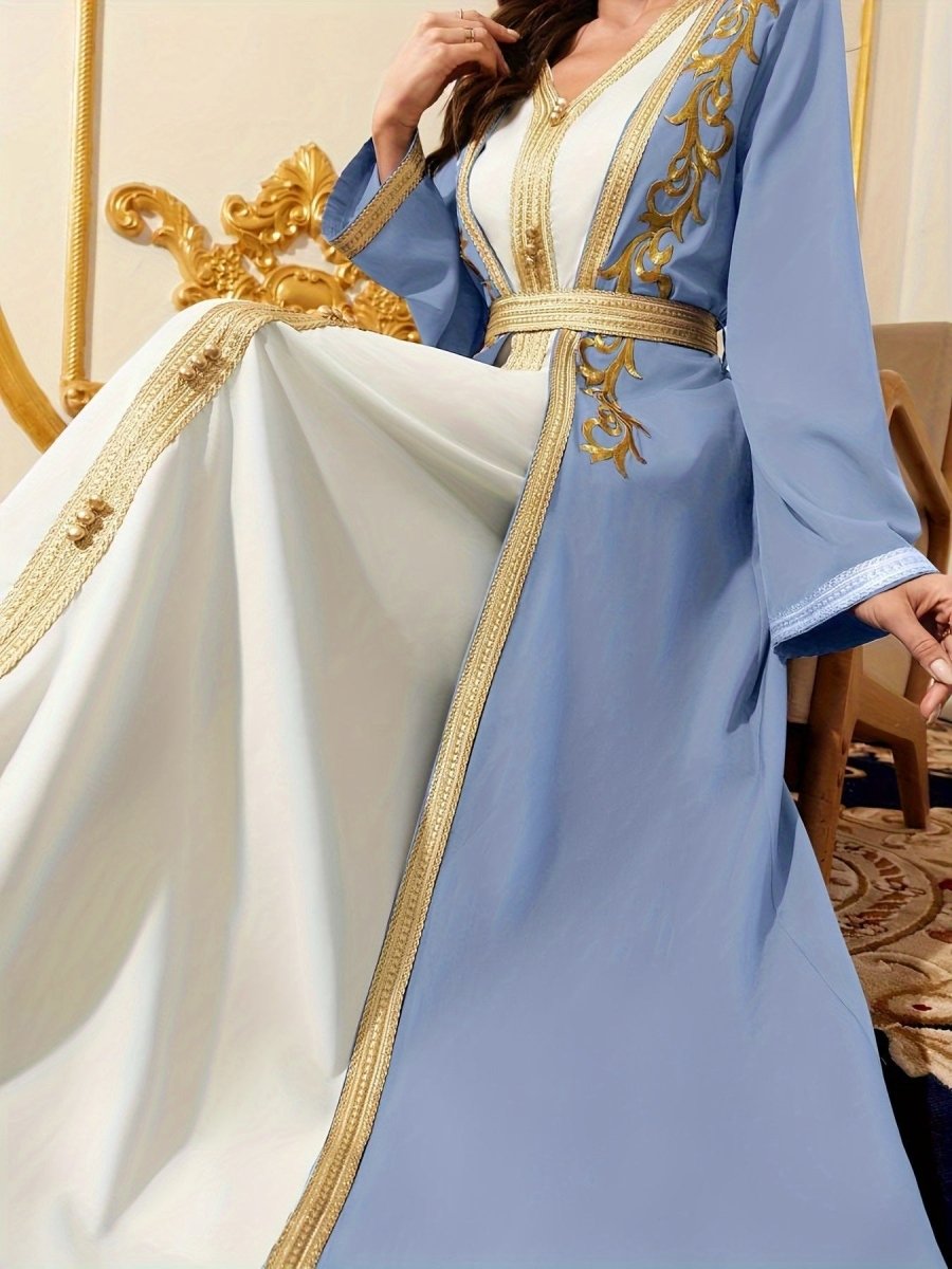 Caftan style luxueux sophistiqué et raffiné-LA BELLE LIGNEE