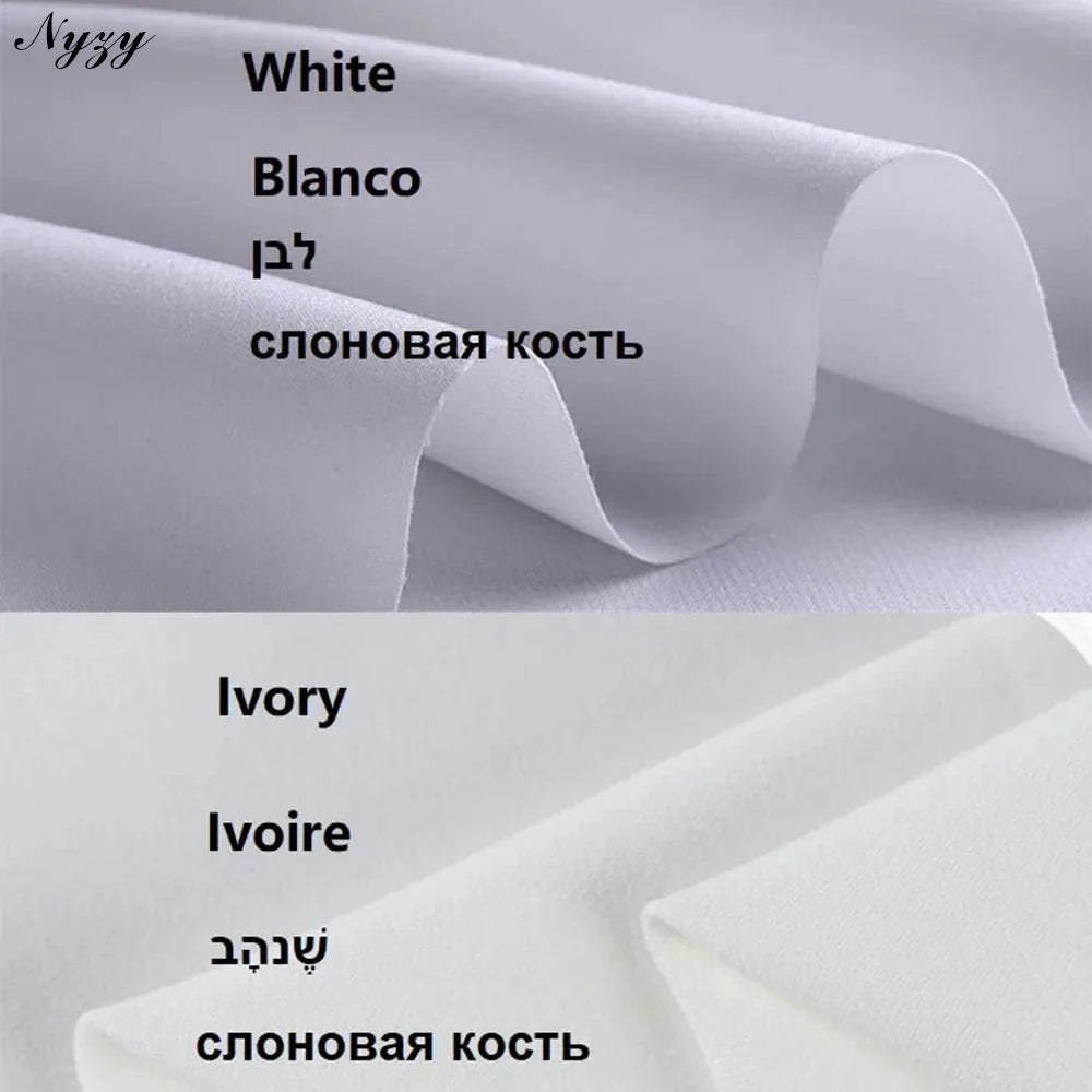 Robe de mariée en satin, coupe trapèze, traîne courte, fente latérale - LA BELLE LIGNEE