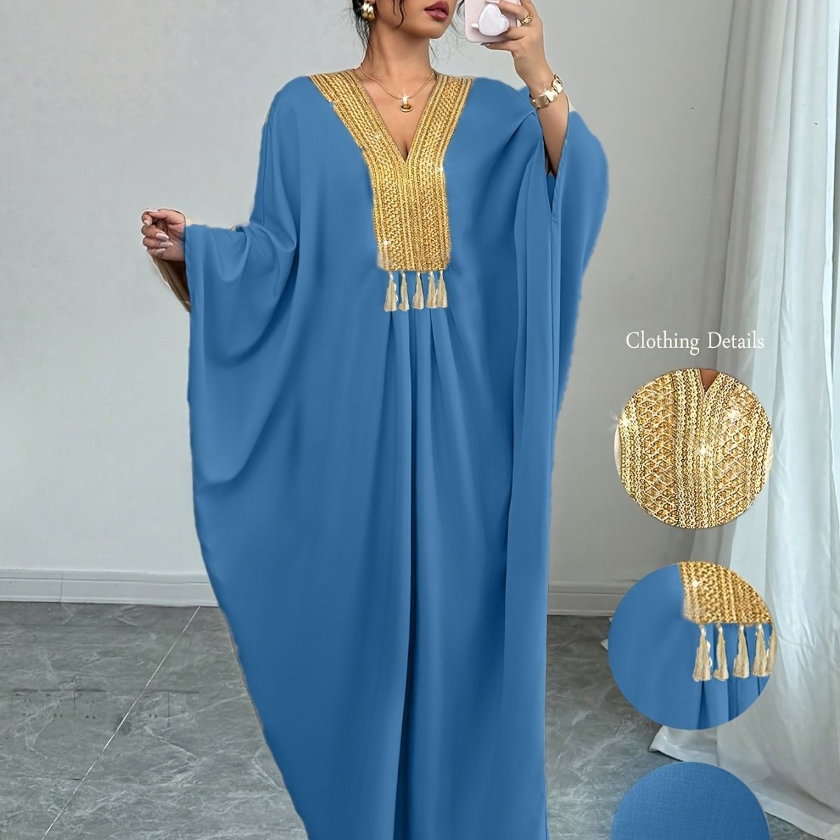 Caftan décontracté confort et élégance - LA BELLE LIGNEE